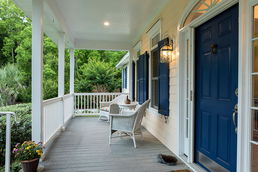 Fixed mortgage loan front porch
